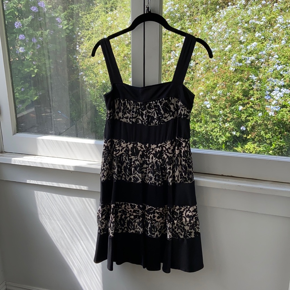 Diane von Furstenberg tiered silk mini dress